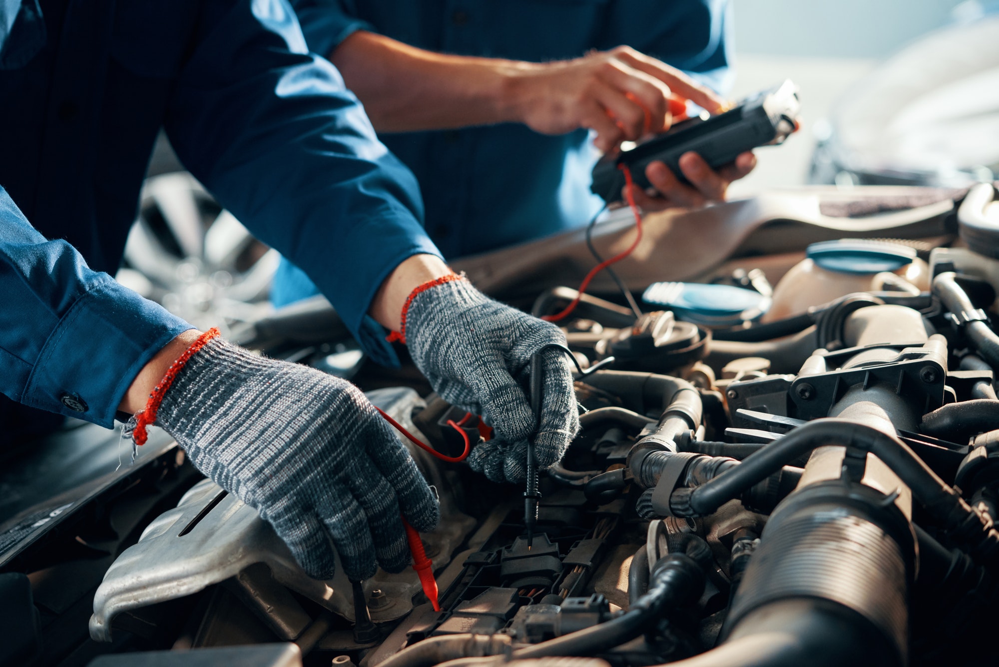 Automobile battery test